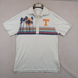 Wes And Willy Texas Longhorns Medium Mens Polo Shirt Slub Knit 19x26 (Small)